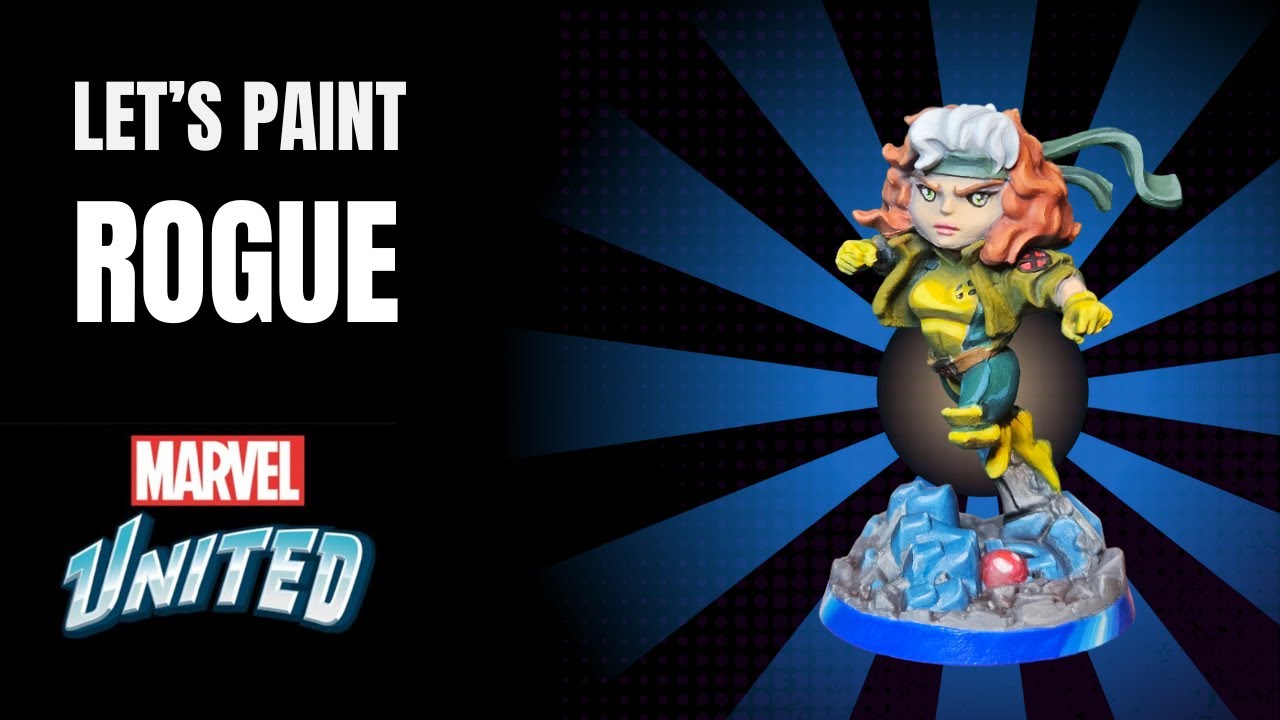 Let's Paint Rogue - Marvel United X-Men Blue Team