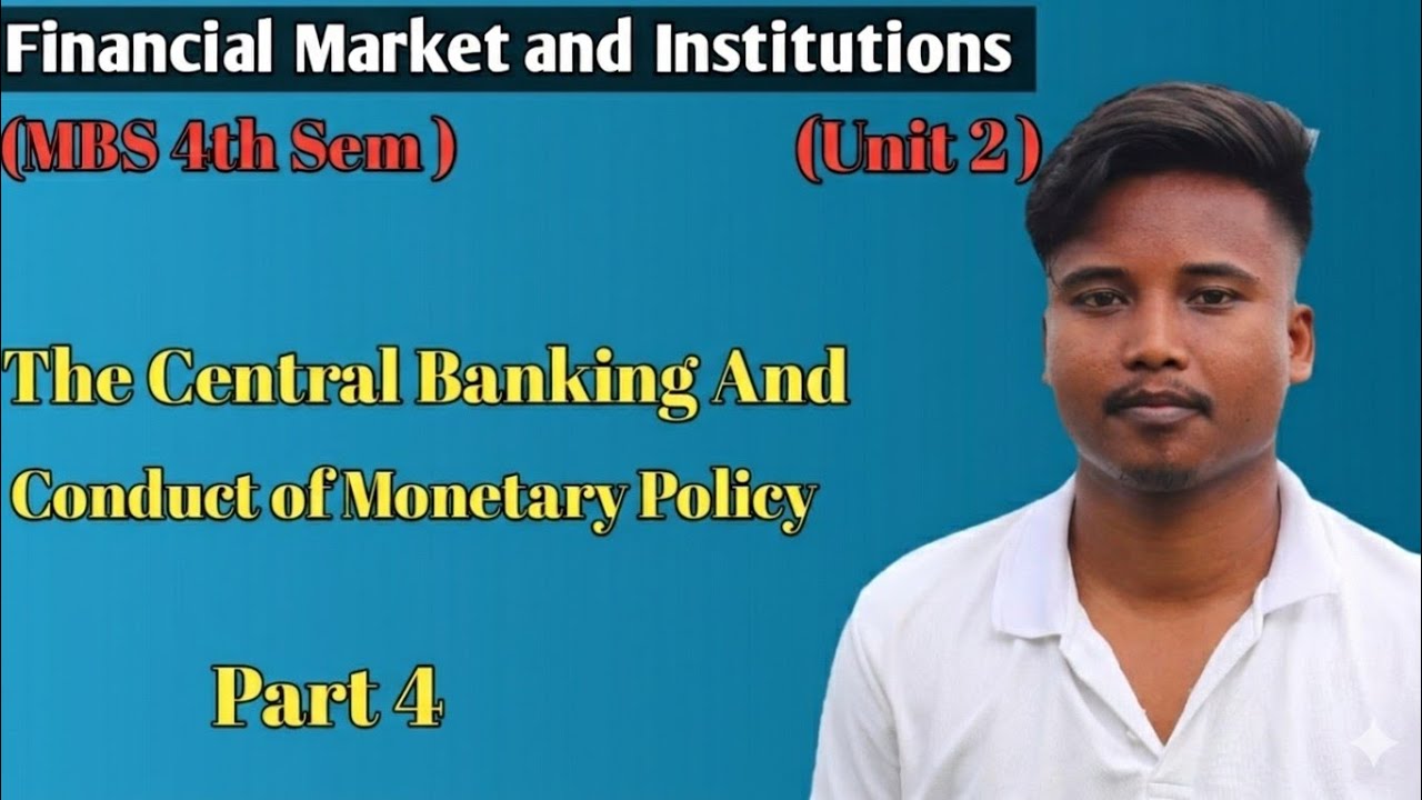 The central banking and conduct of Monetary Policy || Tu 2024 Solution ||