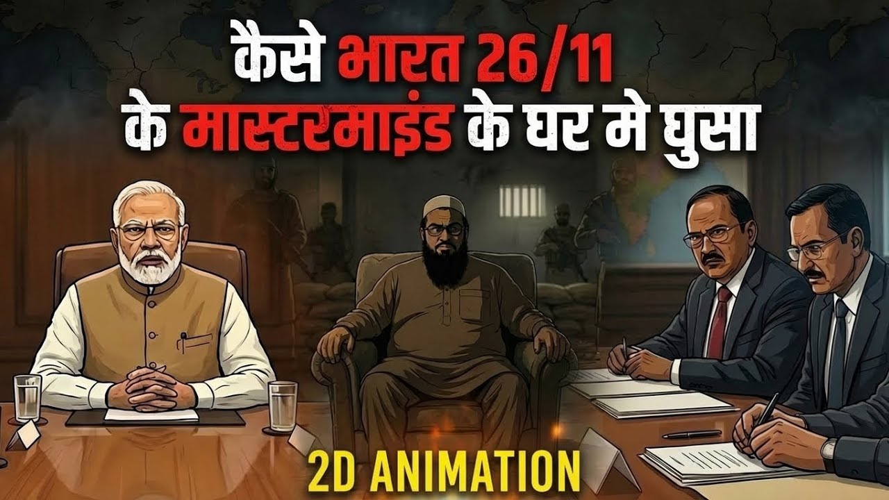 Kaise Bharat Hafiz Saeed Ke Ghar Ghusa | 2D Animation | Operation Alvida