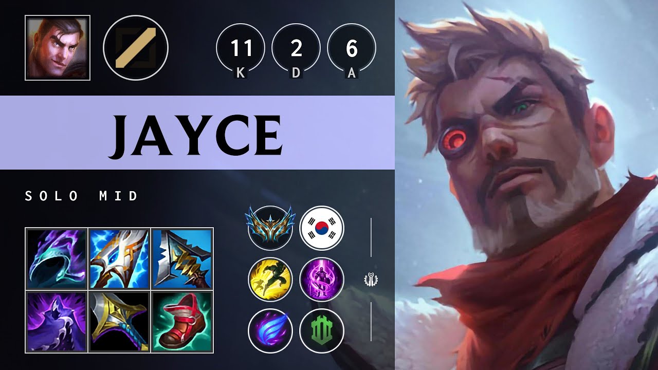 Jayce Mid vs Yone: Dominating - KR Challenger Patch 14.18