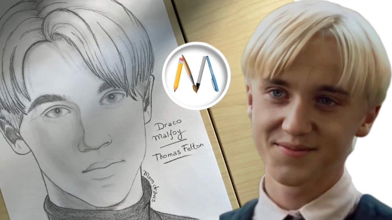 DRACO MALFOY / TOM FELTON / Drawing Characters from Harry Potter