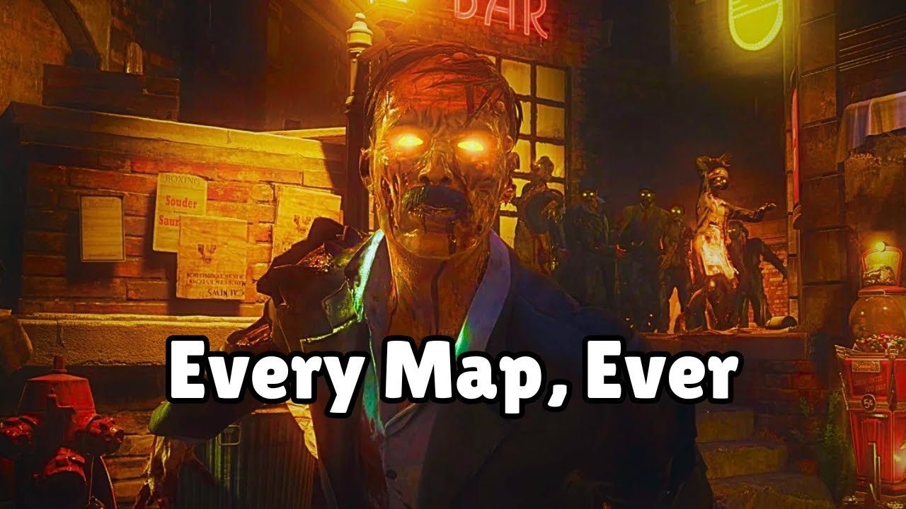PLAYING EVERY MAP IN ZOMBIES HISTORY