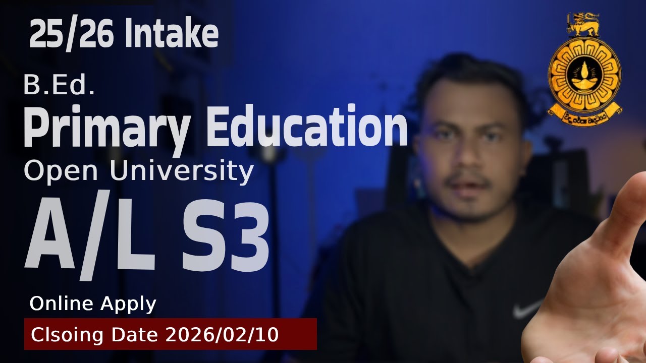 Open University Primary Education 2025 /2026 Intake Online apply