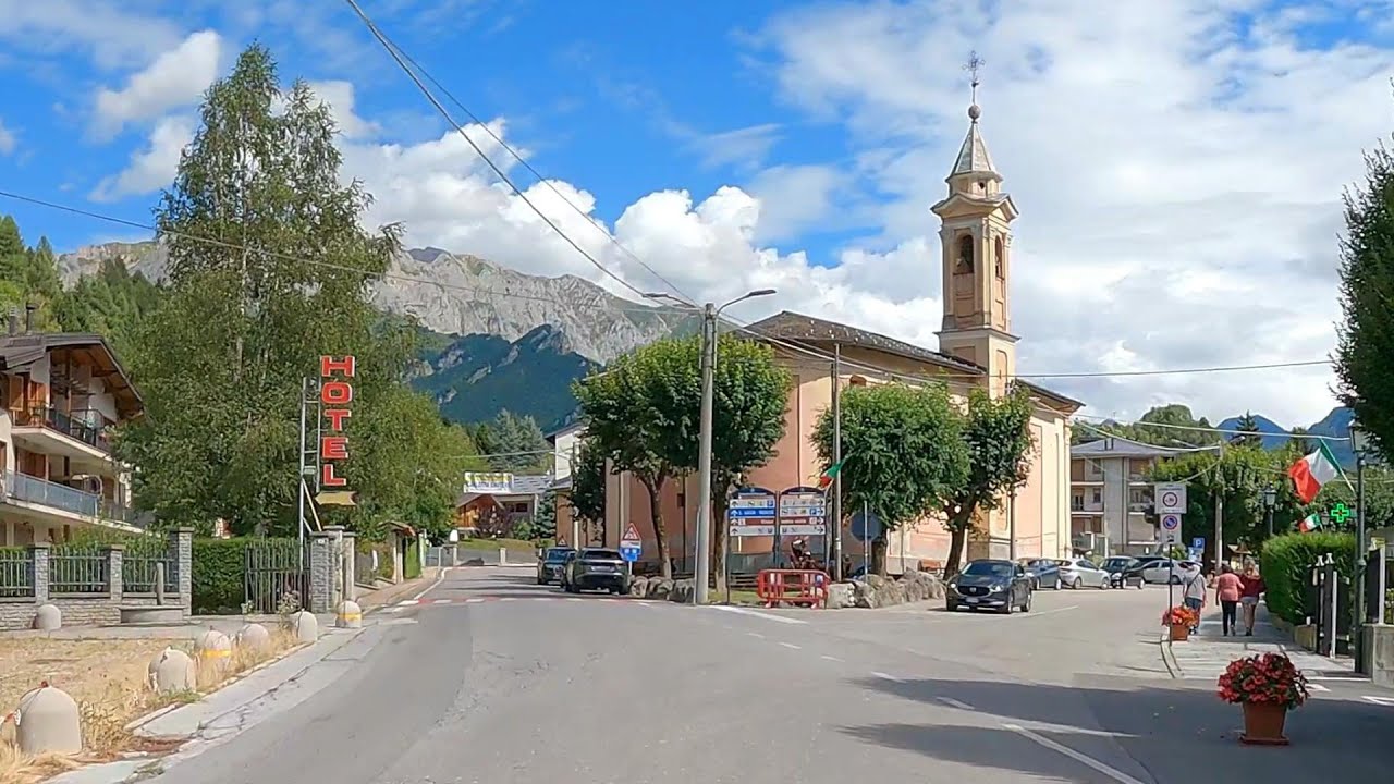 Entracque, Piemont, Cuneo,  Italy,  Drive Tour 4K