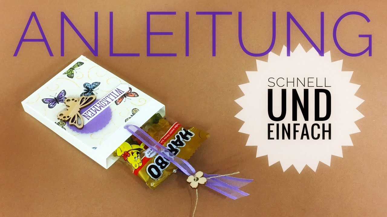 Anleitung - einfache Ziehverpackung mit Stampin Up Produkten