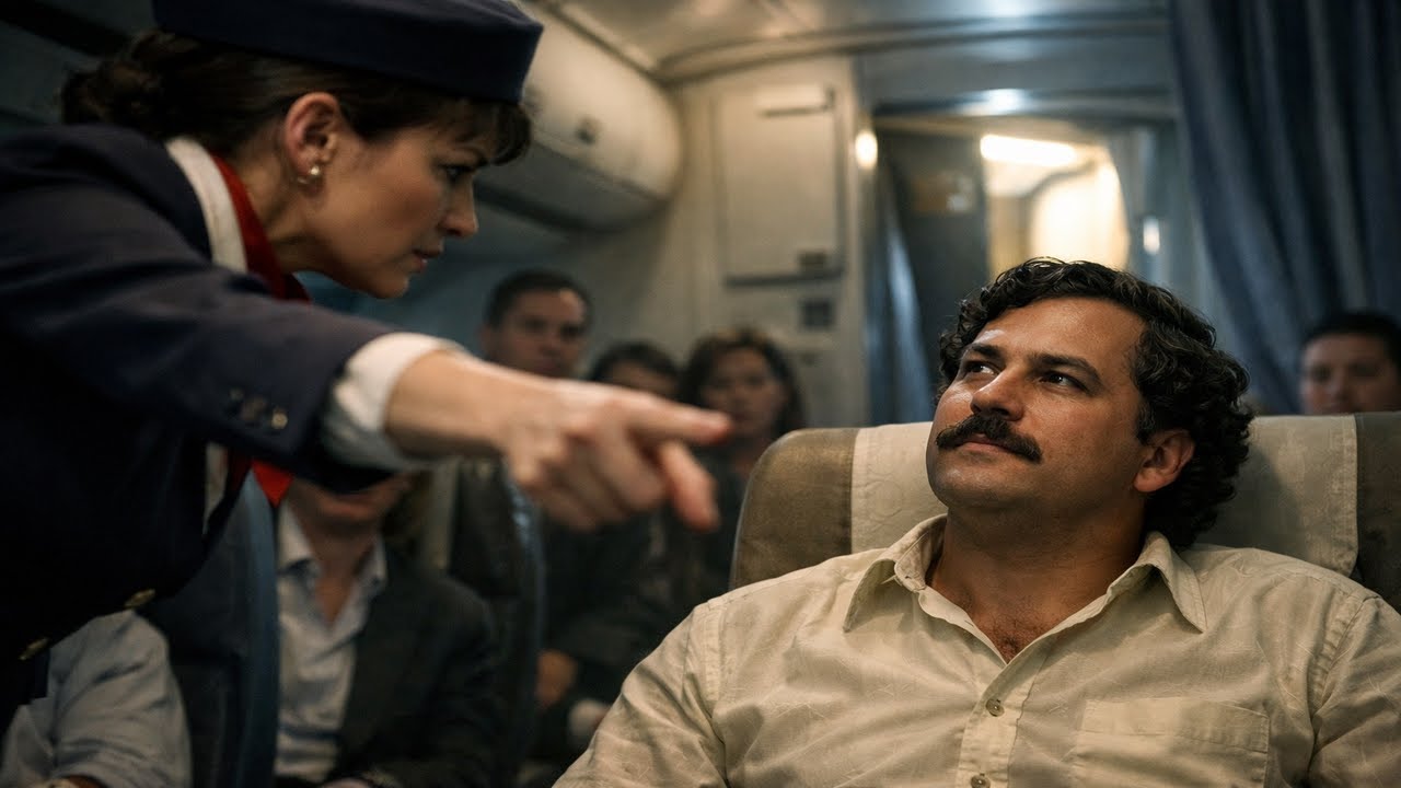 “¡Bájese del avión inmediatamente!” gritó la AEROMOZA a Pablo Escobar… sin saber quién era.