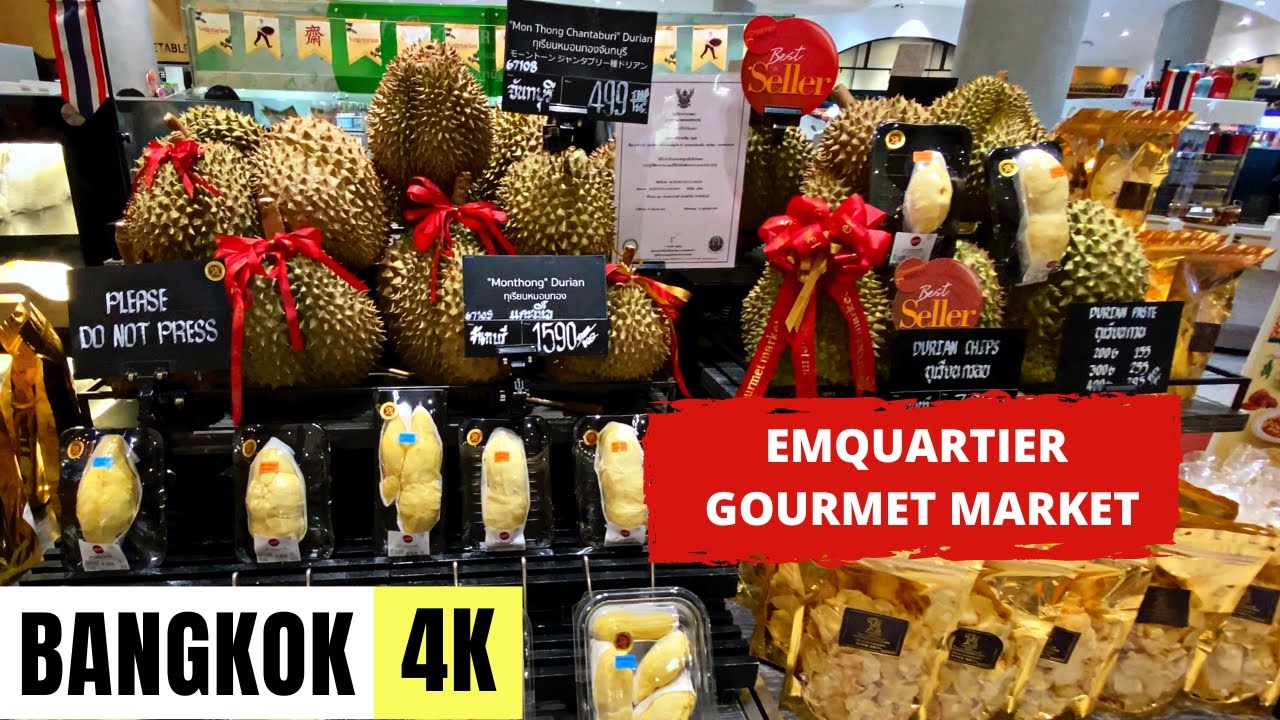 BANGKOK, THAILAND 🇹🇭 [4K] EmQuartier Shopping Mall &mdash; Thai Gourmet Market