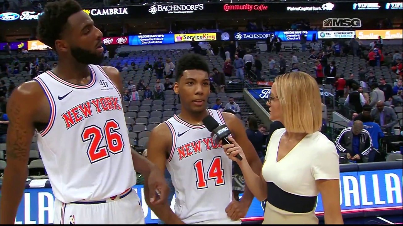 Mitchell Robinson & Allonzo Trier Discuss Career Nights | New York Knicks Postgame
