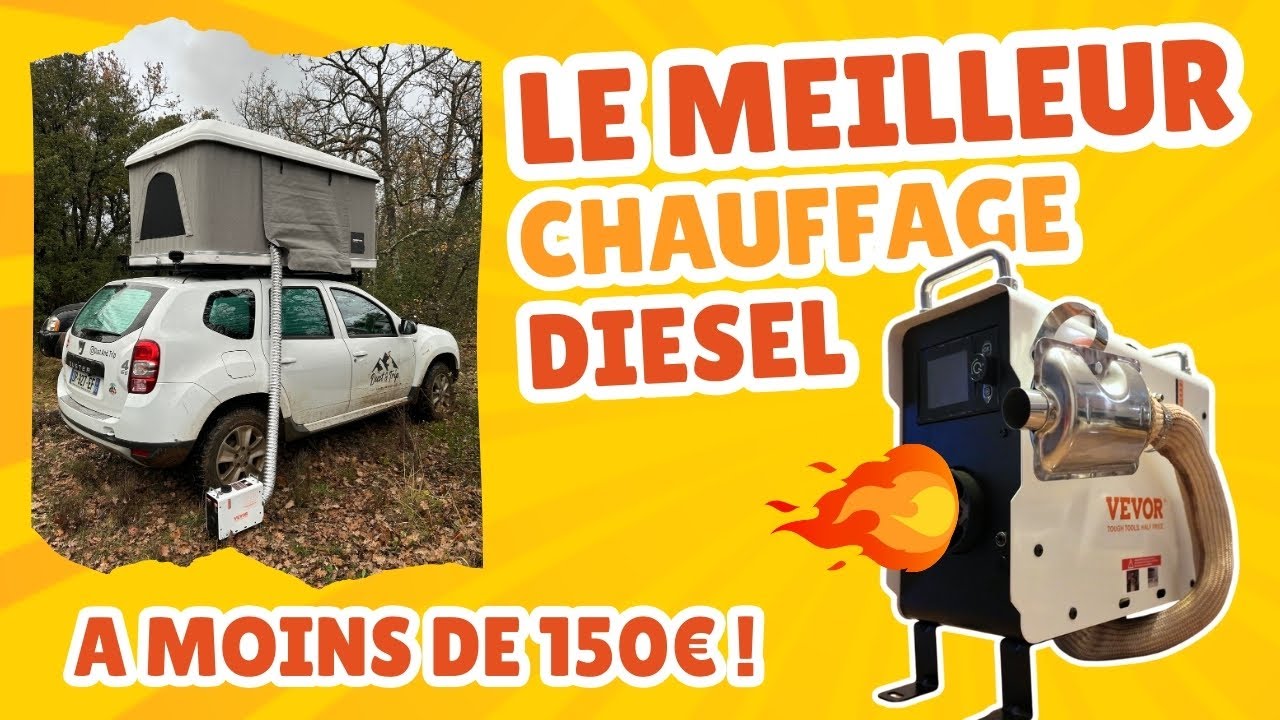 🔥Simplement le meilleur chauffage diesel (Webasto) de chez #vevor à moins de 150€