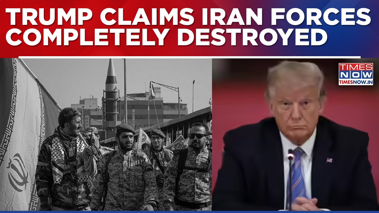 Trump Claims Iran Navy, Air Force Destroyed; Says, 'US Wiped Out 24 Ships In Three Days Of Fighting'