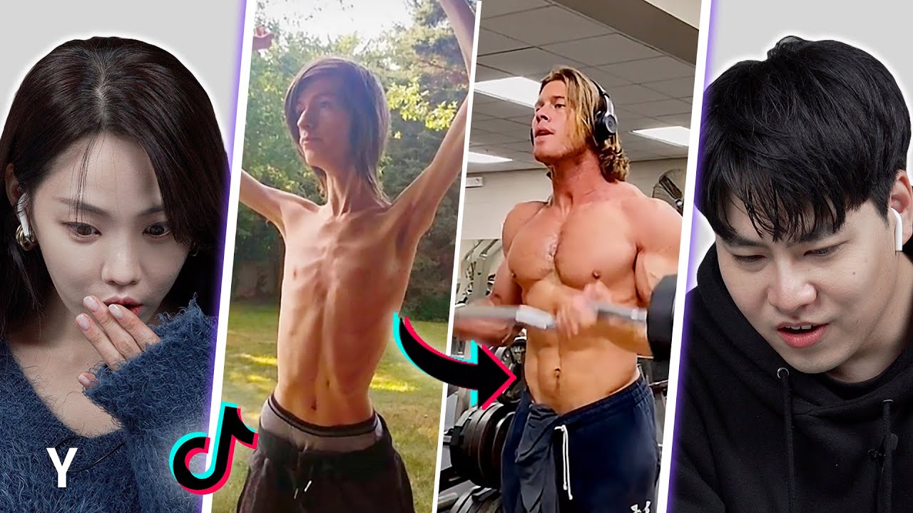 корейцы реагируют на «трансформацию тела» в TikTok | Y