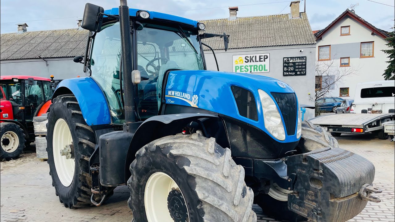 NEW HOLLAND T7.260 na sprzedaż, 2015 rok, PNEUMATYKA, w oryginale, for sale, prezentacja *PESTROL*
