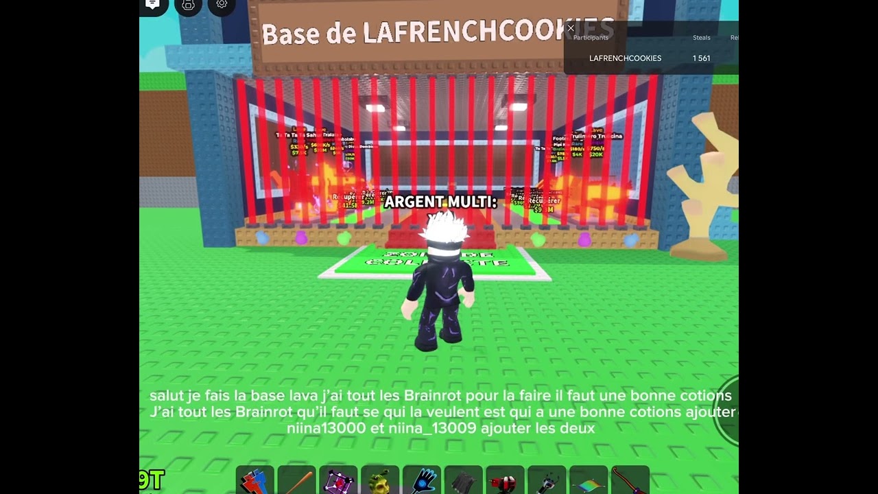 je fais la base lava 