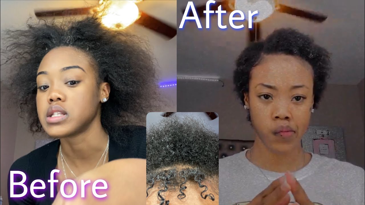Starting over... The Big Chop on 4b/4c hair 2021