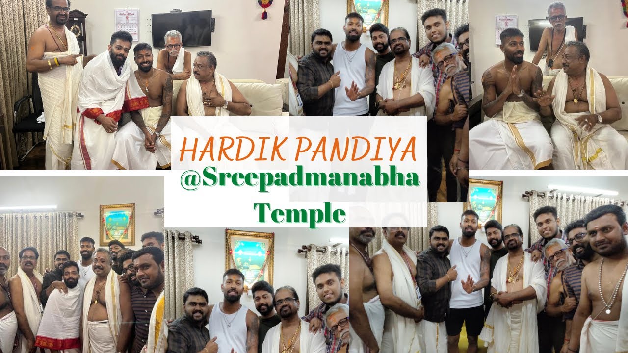 Hardik Pandya At Sree Padmanabha Temple Trivandrum| #hardikpandya #viral #india #cricket #trivandrum