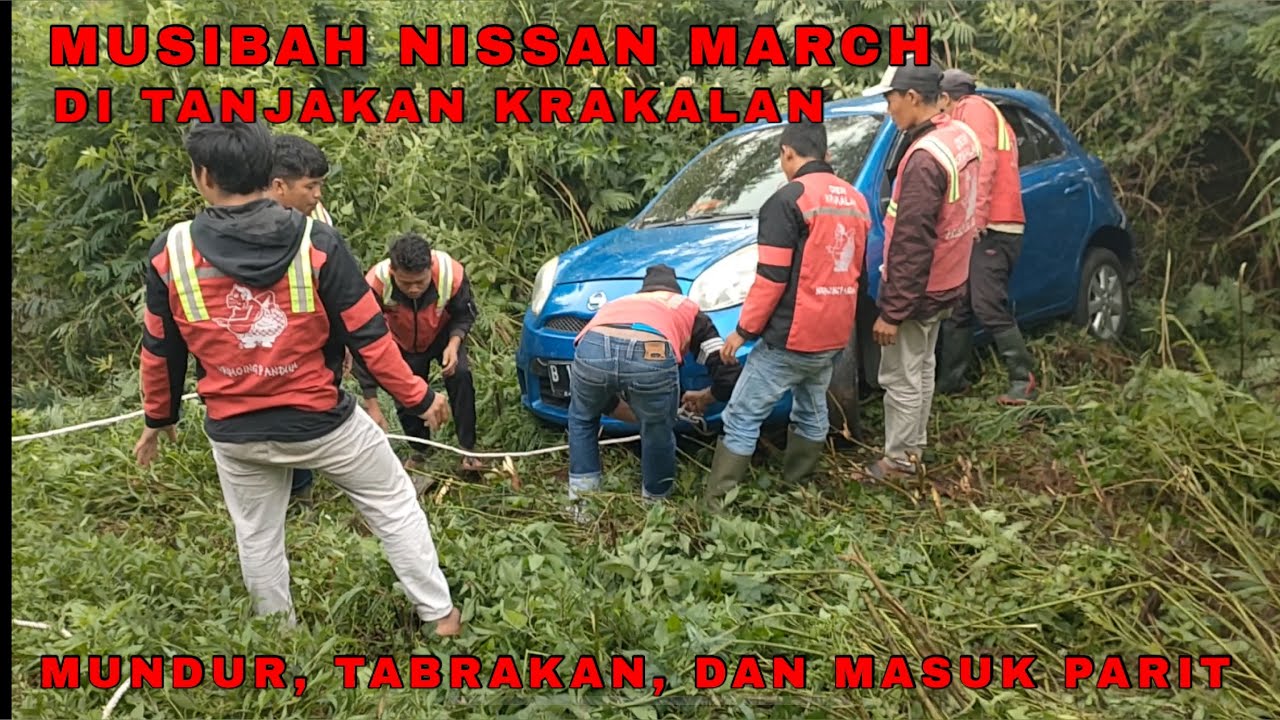 Mobil mundur di tanjakan krakalan || @krakalanofficial