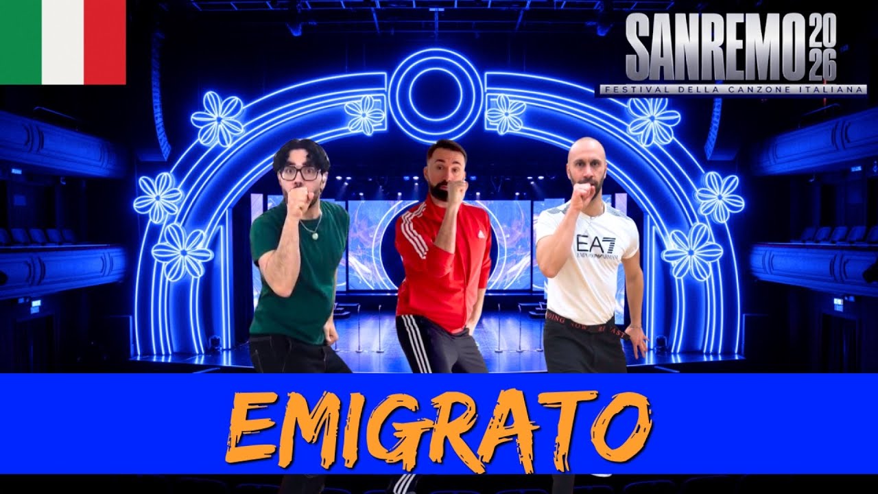 EMIGRATO (ITALIANO) WELO | SIGLA SANREMO 2026 || BAILA CON LUIS - ANDREA STELLA - GUAPA CHA DANCE