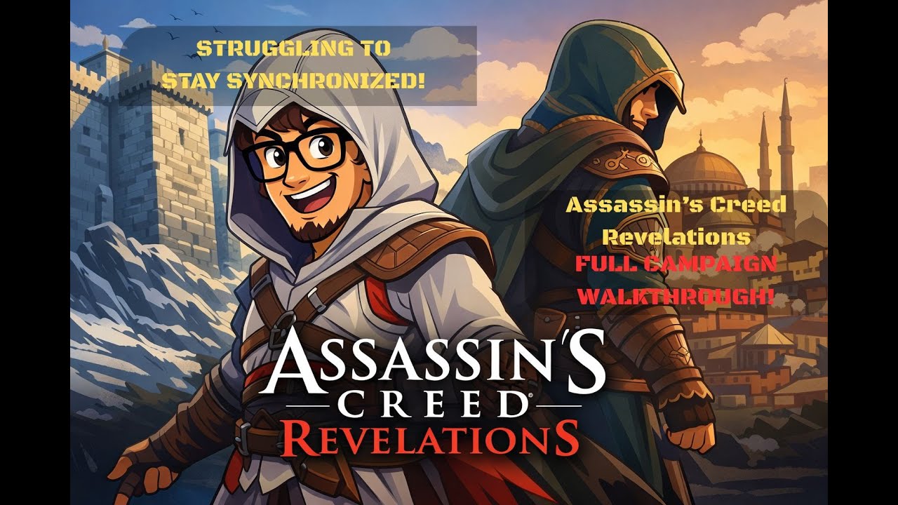 STRUGGLING TO STAY SYNCHRONIZED! |Assassin's Creed Revelations FULL GAME LIVE STREAM