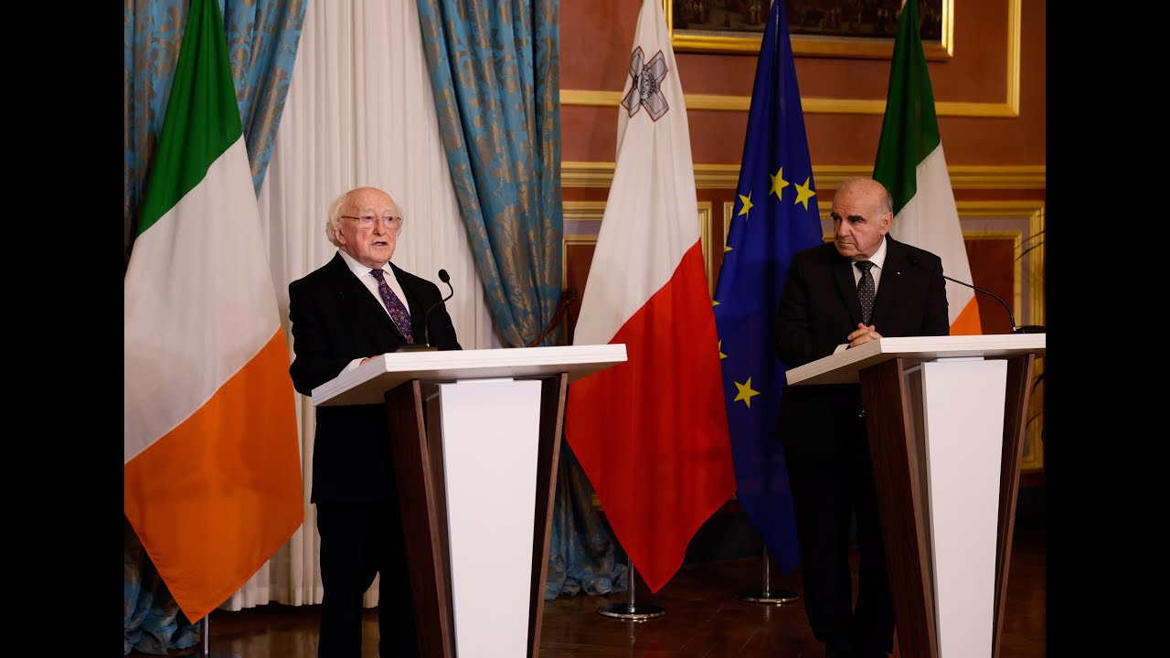 Statement by President Higgins following bilateral meeting with the President of Malta George Vella