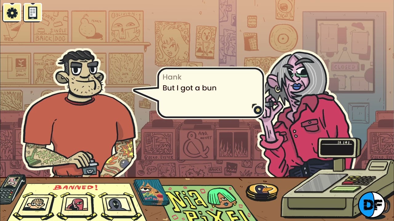 Wax Heads - Demo Look - Quirky Narrative Sim in a Record Store