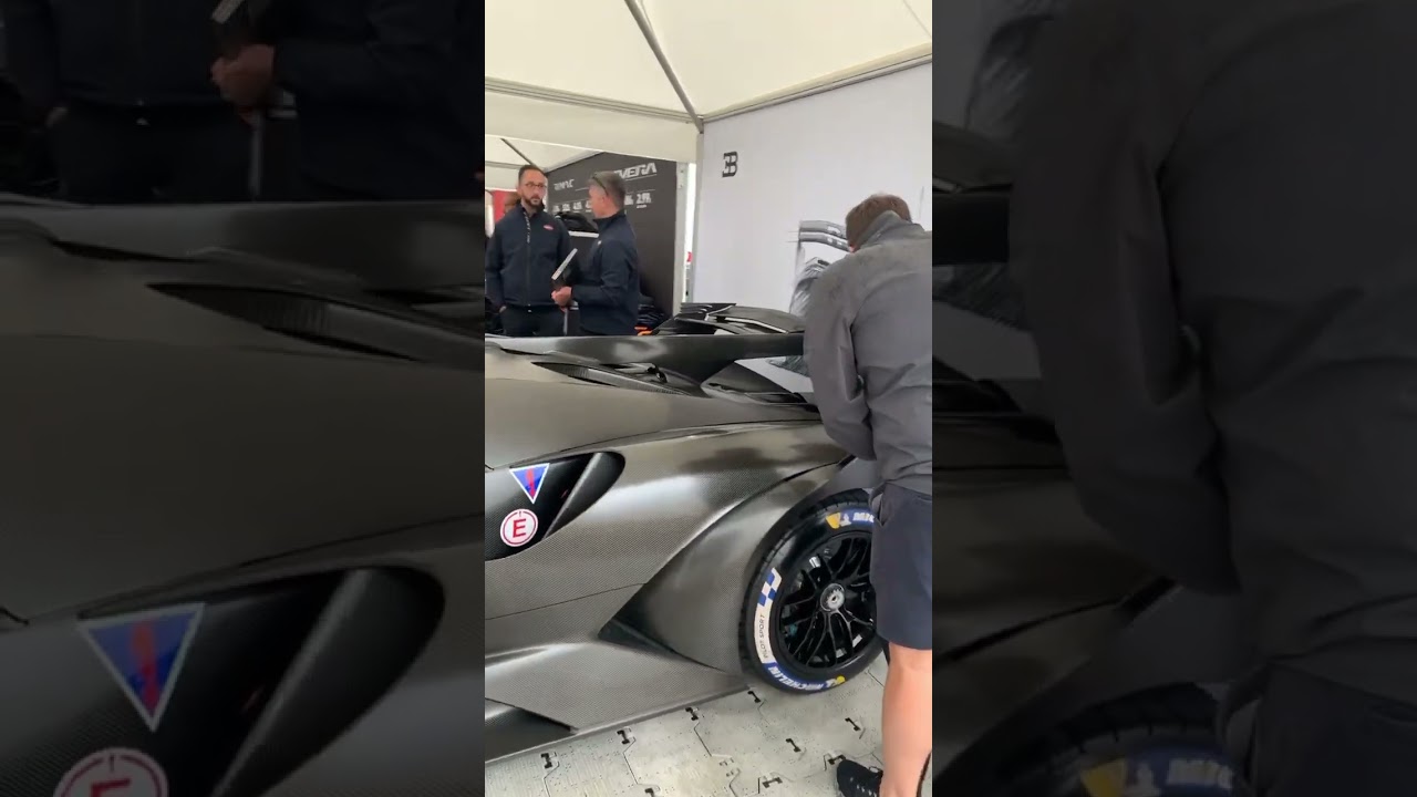 Bugatti bolide at FOS 2023 Goodwood festival of speed #Bugatti #bolide #racecar #hypercar #supercar