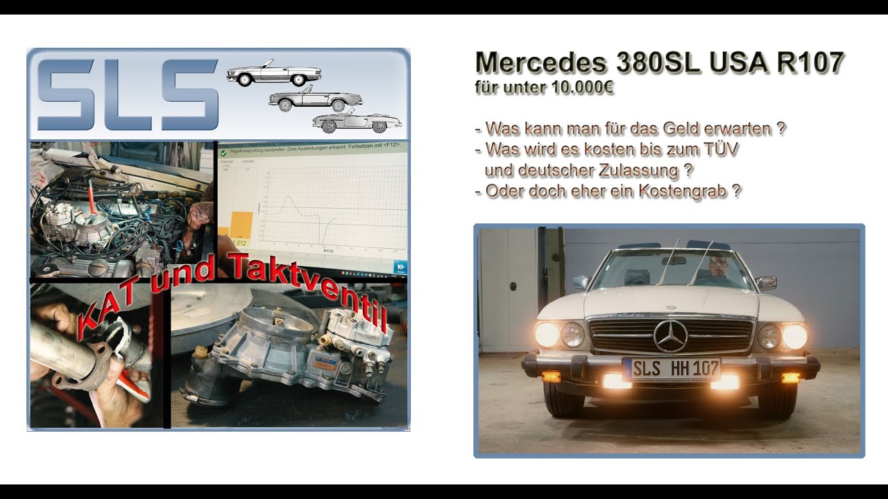 Der Bosch Service Hamburg aktiviert erfolgreich den Lambdaregelkreis bei unserem Mercedes 380SL