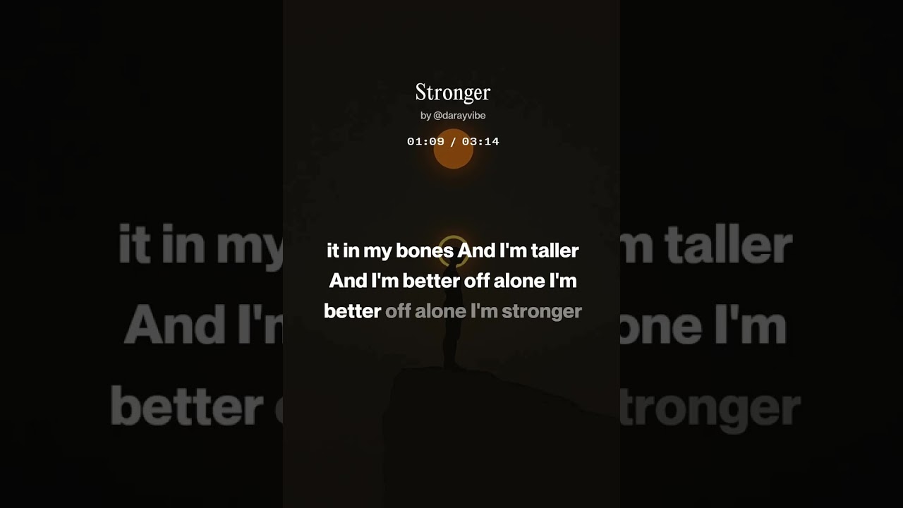 Stronger otify #PopRNB #BaladaPop #FemaleVocal #MujerPoderosa #NewMusic #PopBallad #RnBPoNuevaMusica
