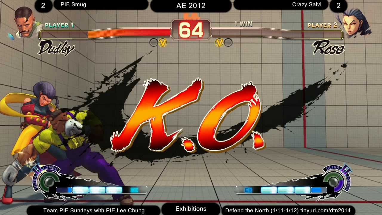 SSF4AE @ Team PIE Sundays - PIE Smug (Dudley) vs Crazy Salvi (Rose)