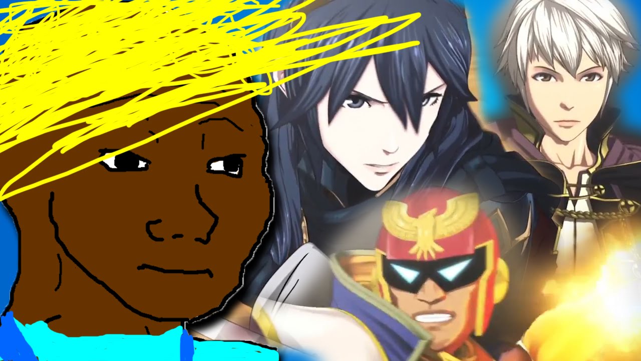 SUPER SMASH BROS WII U/3DS Live Reaction - Lucina,Captain Falcon, and Robin Male/Female