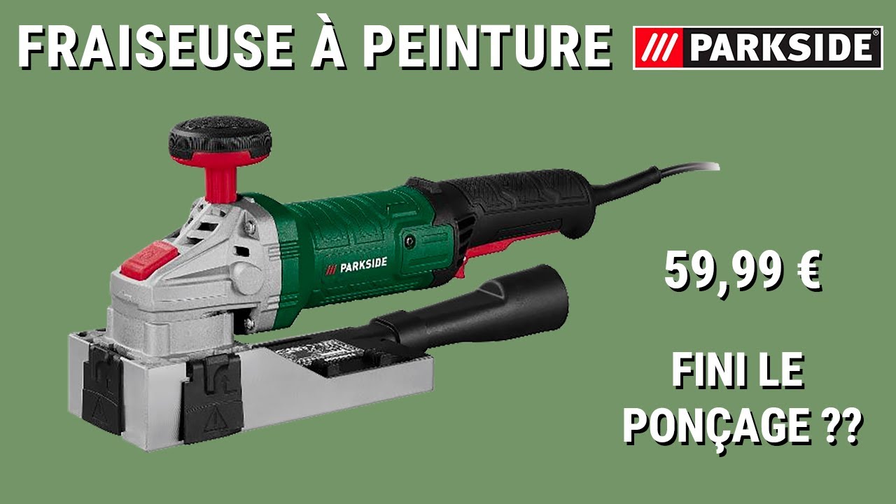 Review et Test de la fraiseuse à peinture PLF 720 A1 Parkside (avis)