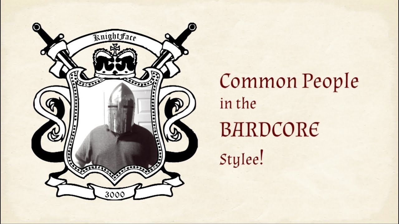 Common People by Pulp - Cover with Vocals (Bardcore) (Medieval Style)