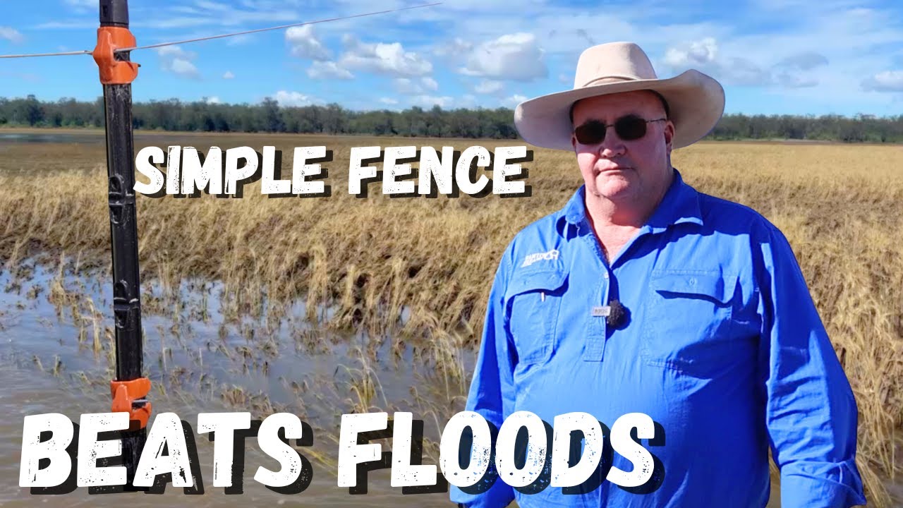 Farm's Flood Plain Fence Solution Proves Simple and Strong