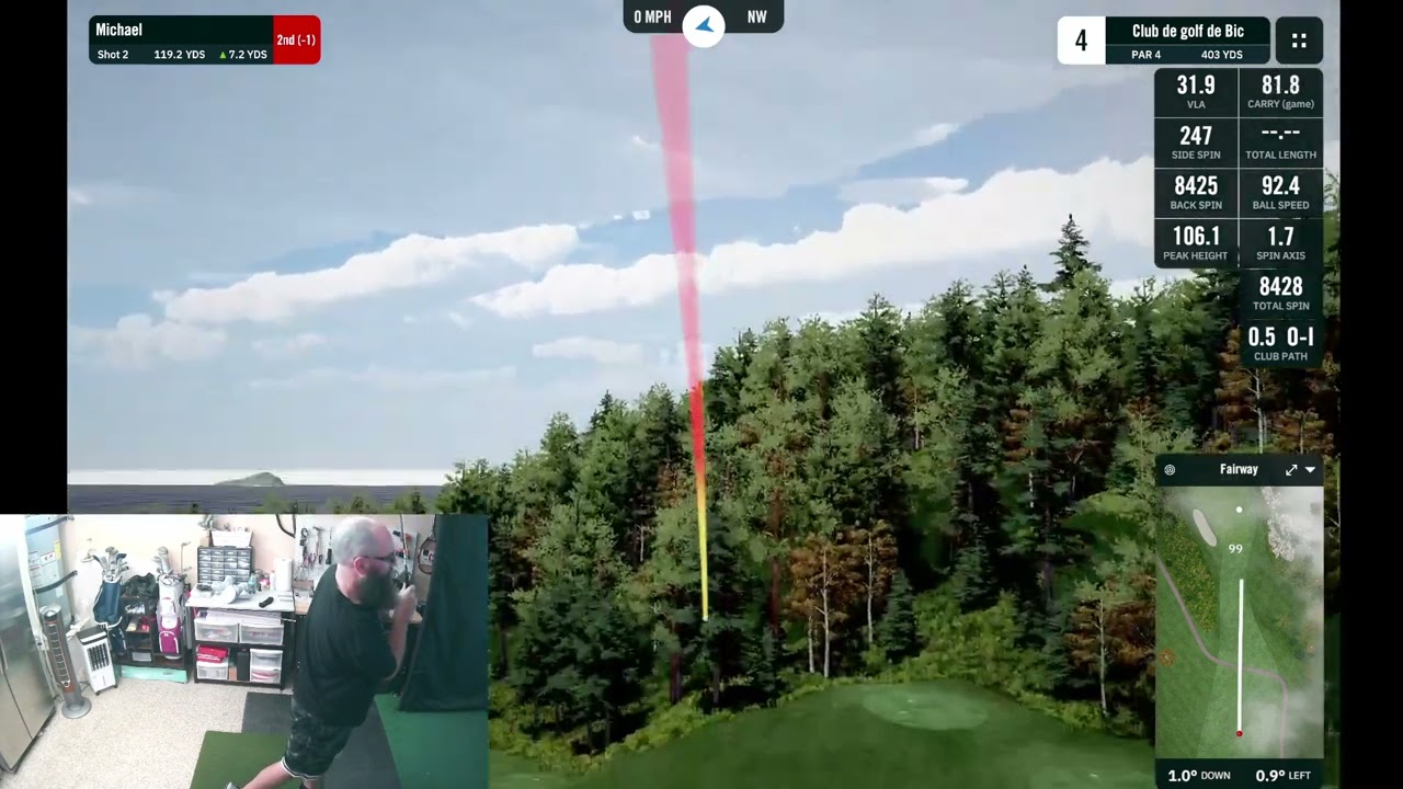 Club de golf de Bic - Blue Tees - Did I finally go under?