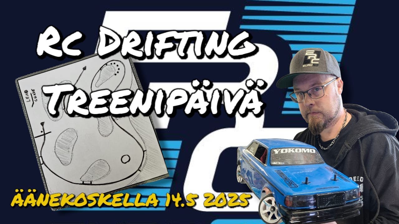 Driftingiä harjoittelemassa Äänekoskella