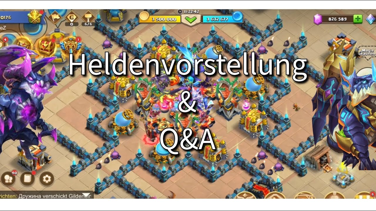 Heldenvorstellung und Q&A | Schloss Konflikt/Castle Clash
