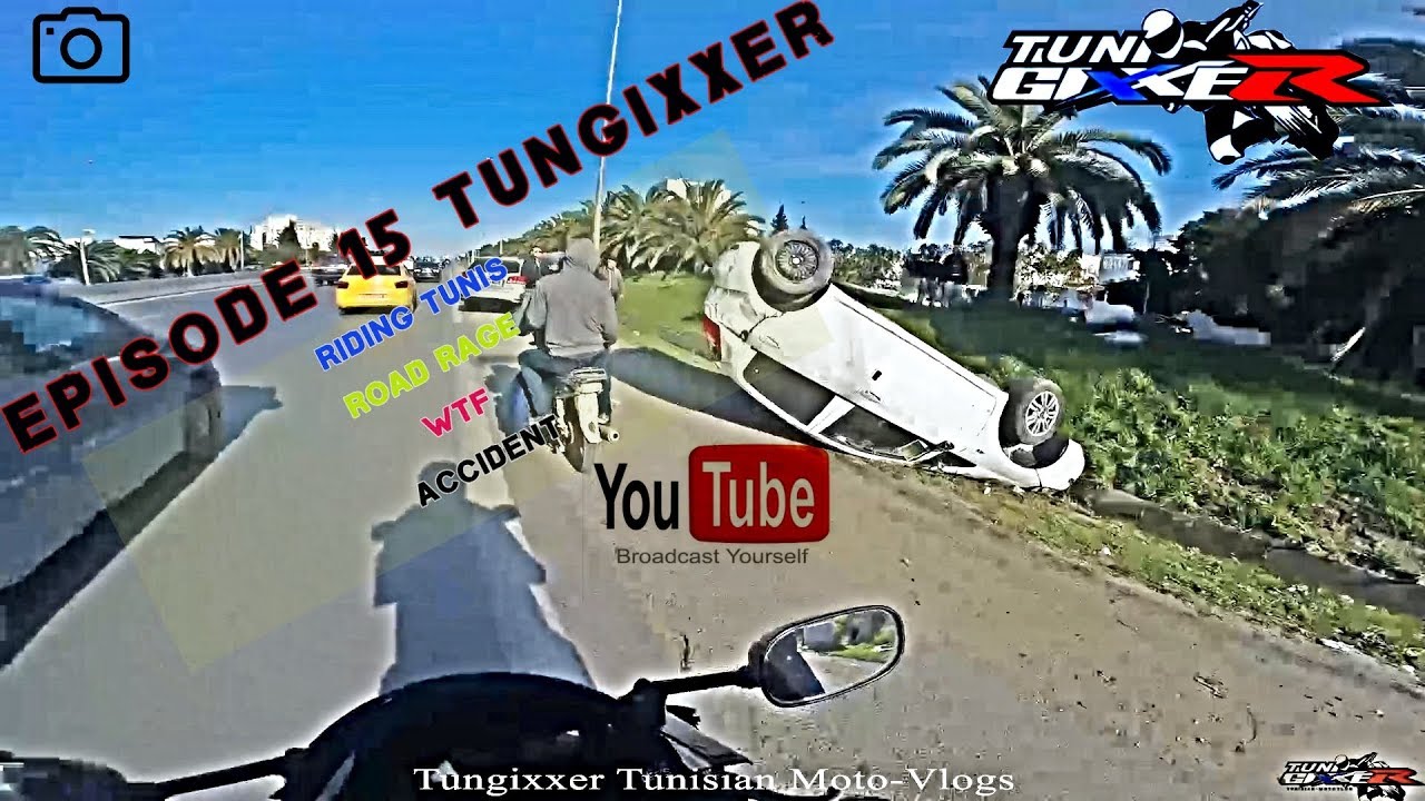 Riding TUNIS Episode15: Road rage// Suzuki Gsxr600 k4 // motovlog Tunisie