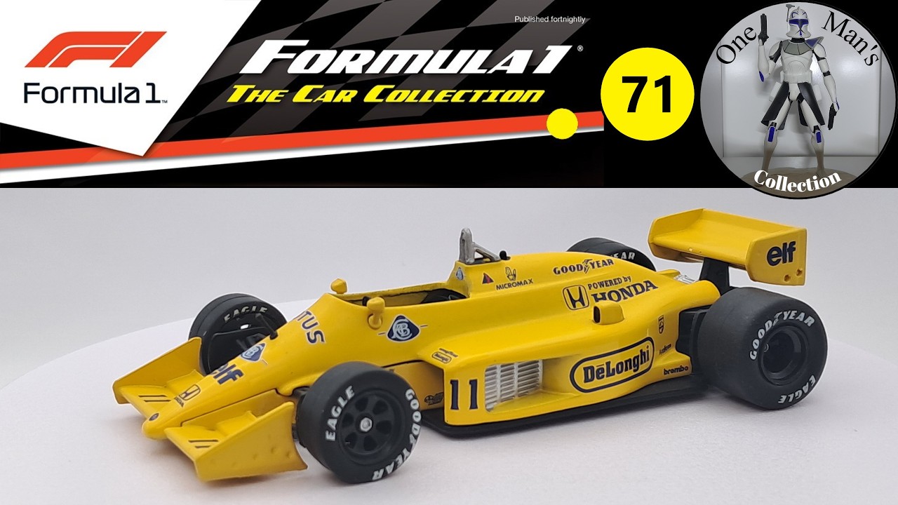 Модель автомобиля Формулы-1 в масштабе 1/43, журнал The Car Collection Magazine, № 71 - Lotus 99T...