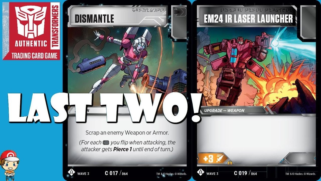 The Last 2 Cards from War for Cybertron Siege! (Transformers TCG)