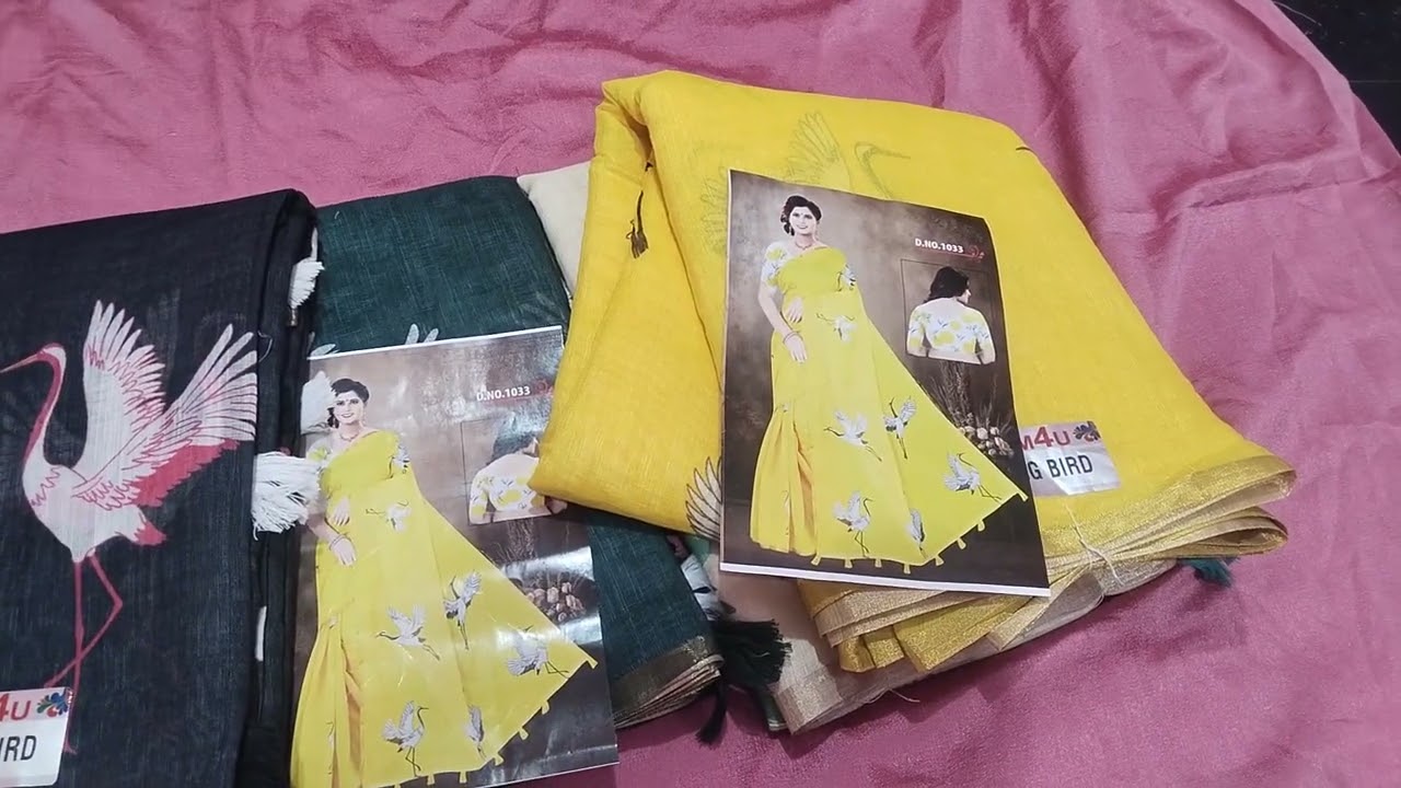 Full sarees Lenin sarees. 650rs borders 650rs.   7032935985.  6303345447