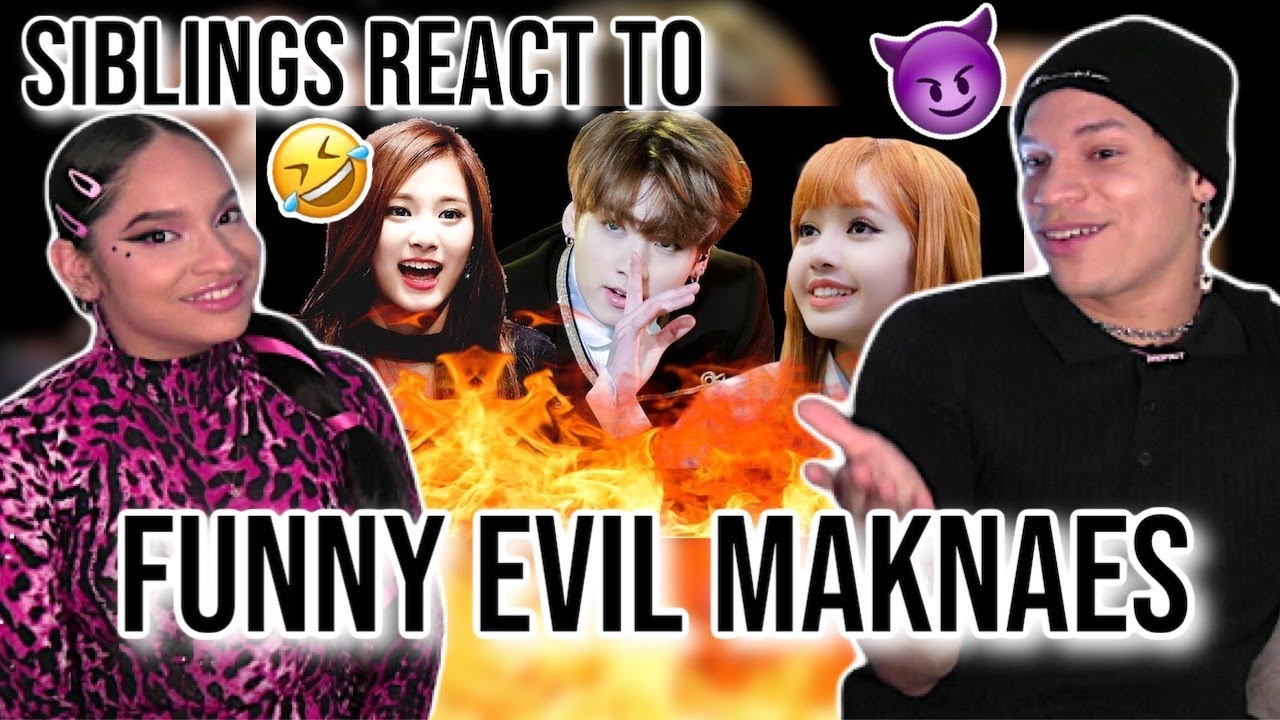 Siblings react to Funny Kpop Idols 