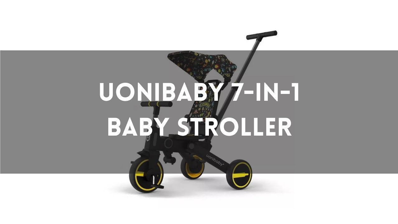 Uonibaby  7-in-1 Baby Stroller Tricycle Specification Video Guide Step by Step