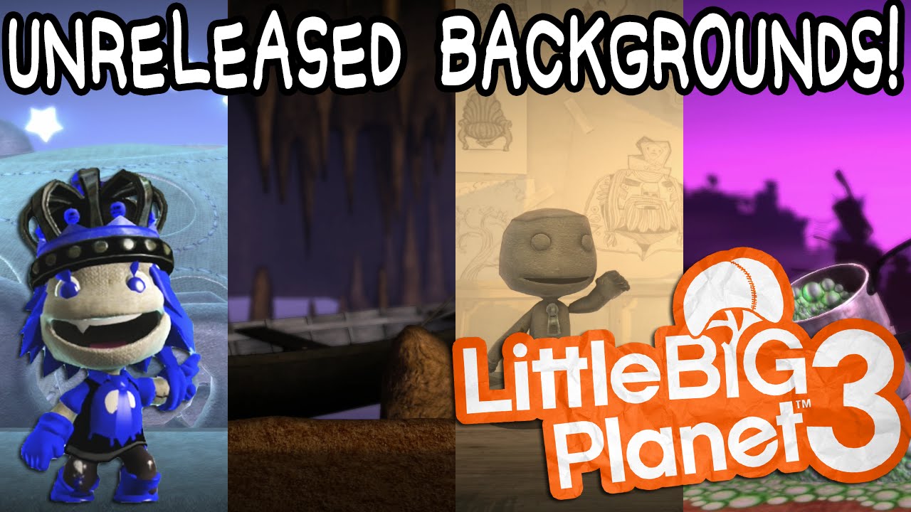 LBP3 Glitch: Unreleased Backgrounds In Popit!