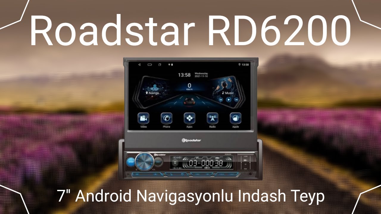 Roadstar RD6200 7'' Android Navigasyonlu Indash Teyp