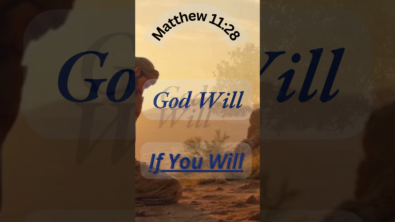 Jesus says,  I Will -  If You Will #inspiration #bibleencouragement #faithjourney #jesuschrist