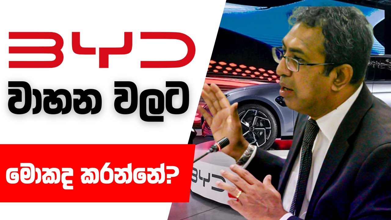 රේගුව රඳවාගත් BYD වාහන වලට මොකද කරන්නේ ?