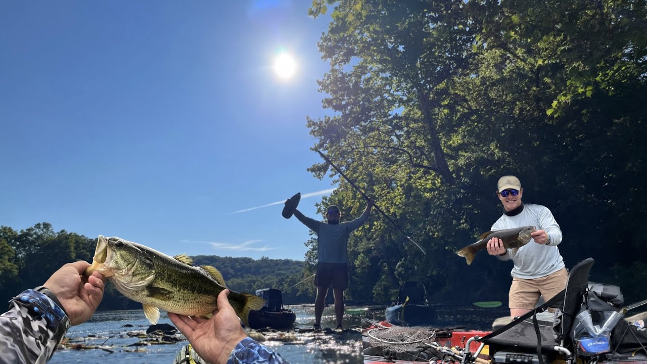 Shenandoah River bass fishing
