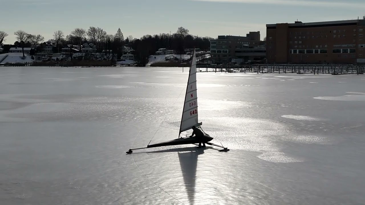Ice Boats on the Navesink Red Bank