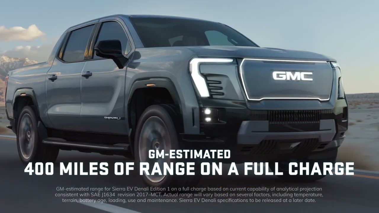 Introducing 2024 GMC SIERRA EV Denali Edition 1: Commercial Ad TVC Iklan TV Anuncio - United States