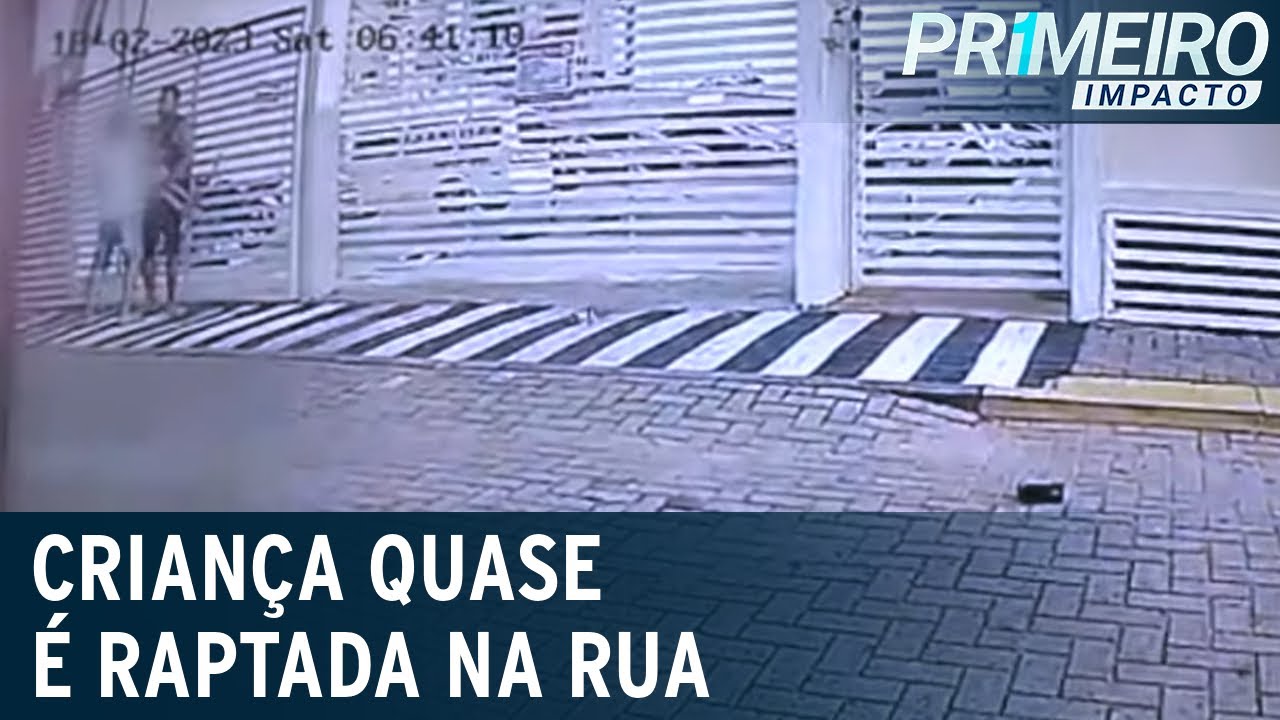 Homem tenta sequestrar criança junto com o pai no Rio Grande do Norte | Primeiro Impacto (24/02/23)