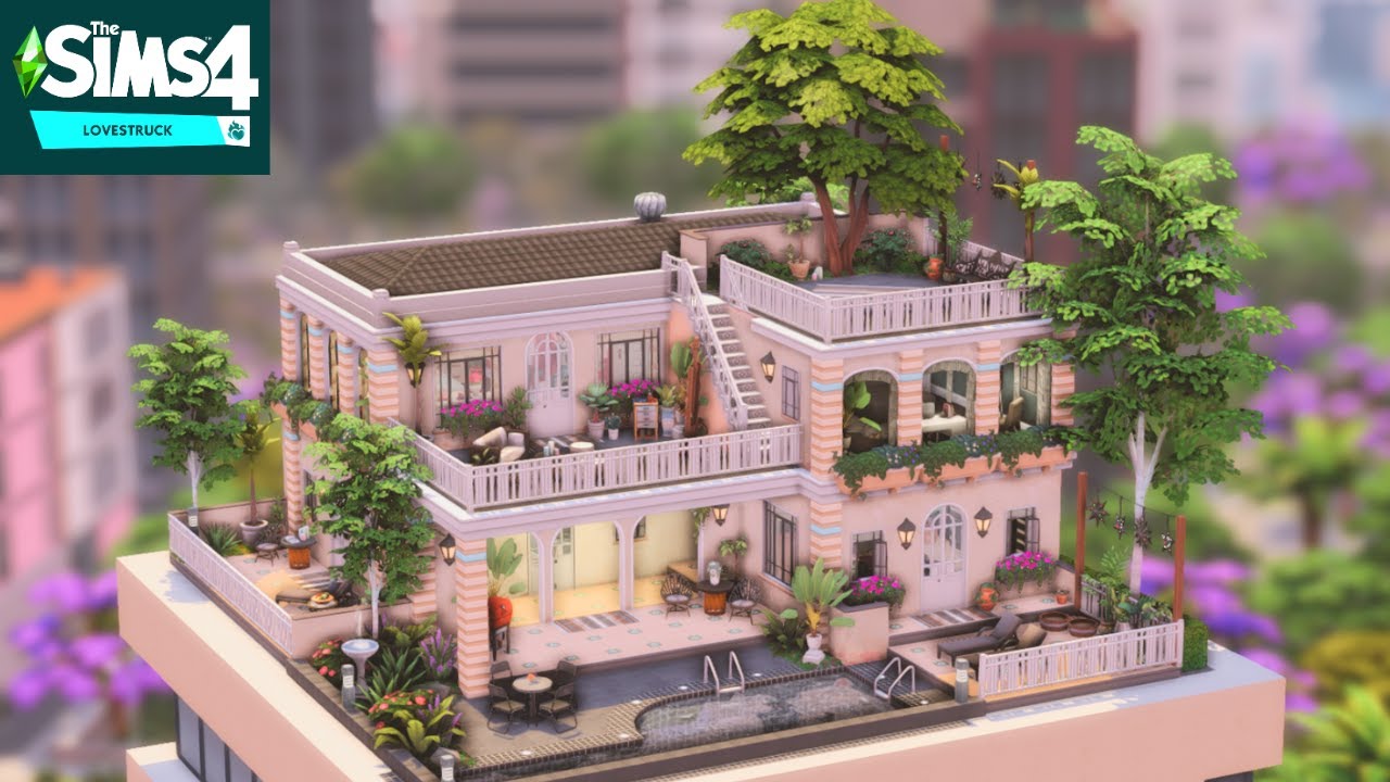 Lovestruck Penthouse ♥️🌇 - The Sims 4 Lovestruck Expansion Pack | Speed Build